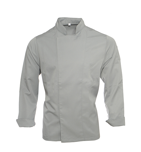 Chef Jacket Long Sleeve Gray