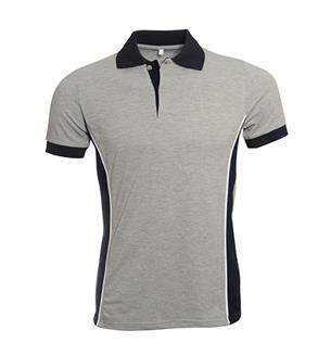 Men's Polo T-Shirt Grey*Navy Blue