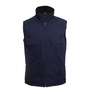 Vest Gabardine Navy Blue