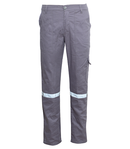 Worker Trousers Reflective Gray
